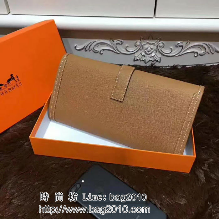 HERMES愛馬仕 四季百搭實用款 原版Epsom皮 Jige 女士手抓包 JD1121